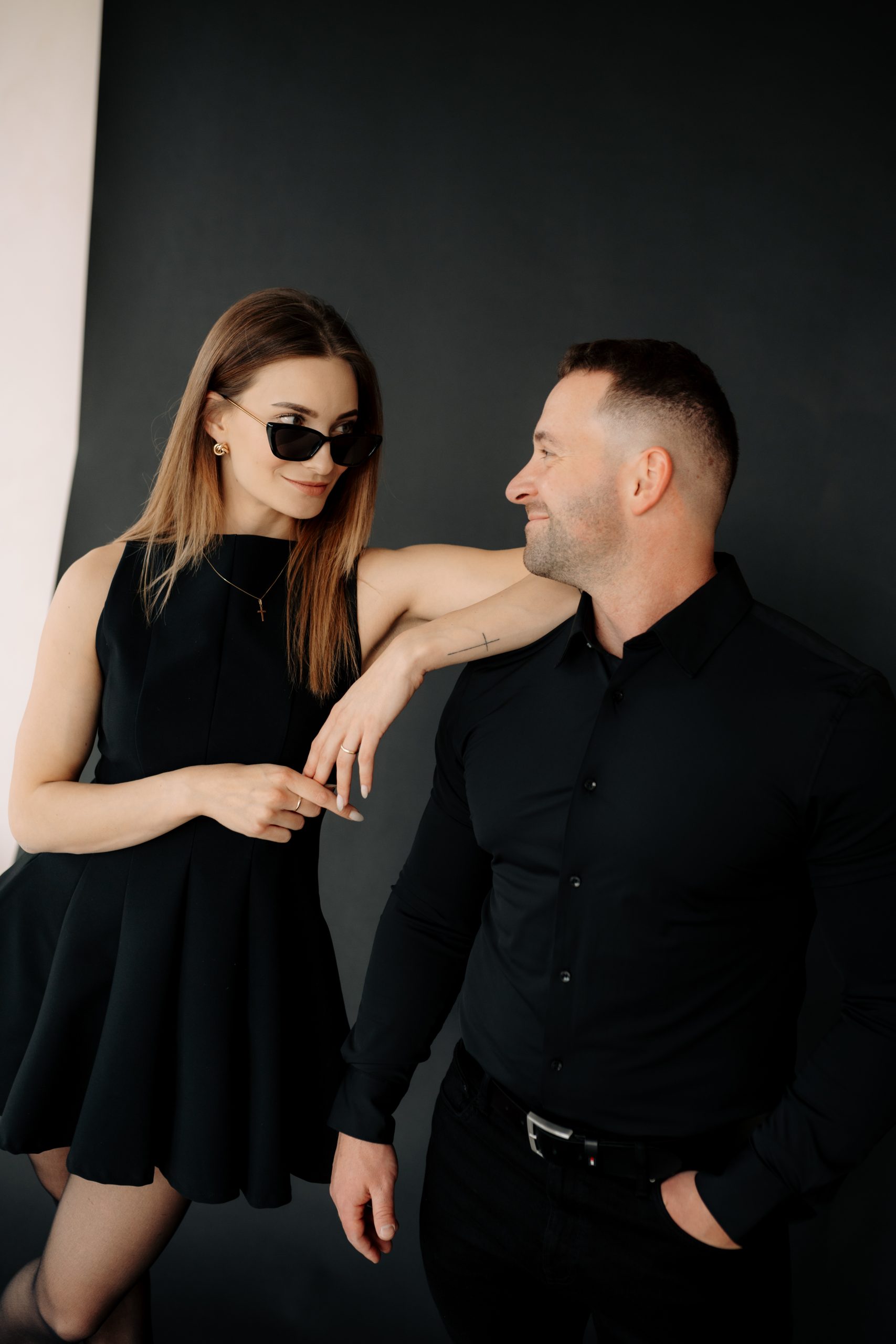 Párové focení v ateliéru HLight Studio – foto Lukáš Vavřinec