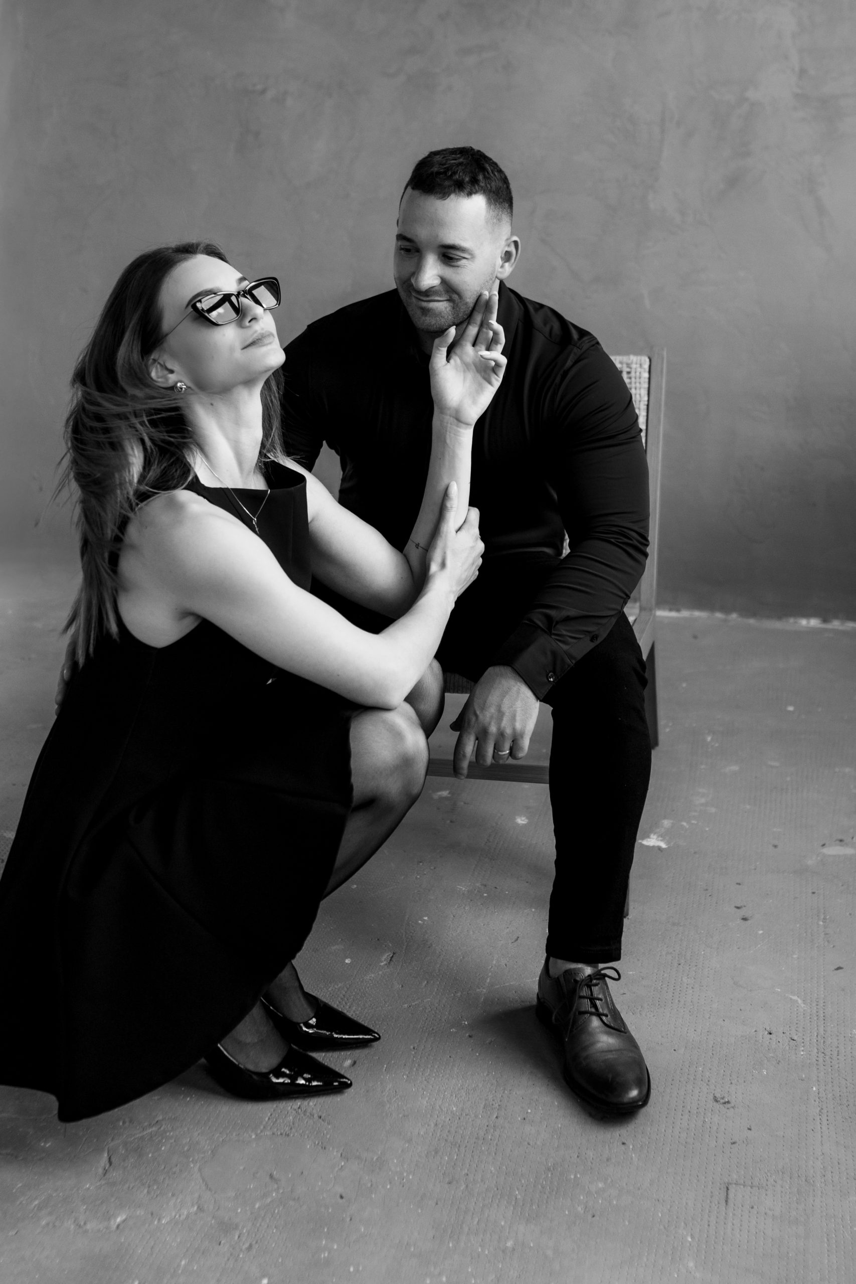 Párové focení v ateliéru HLight Studio – foto Lukáš Vavřinec